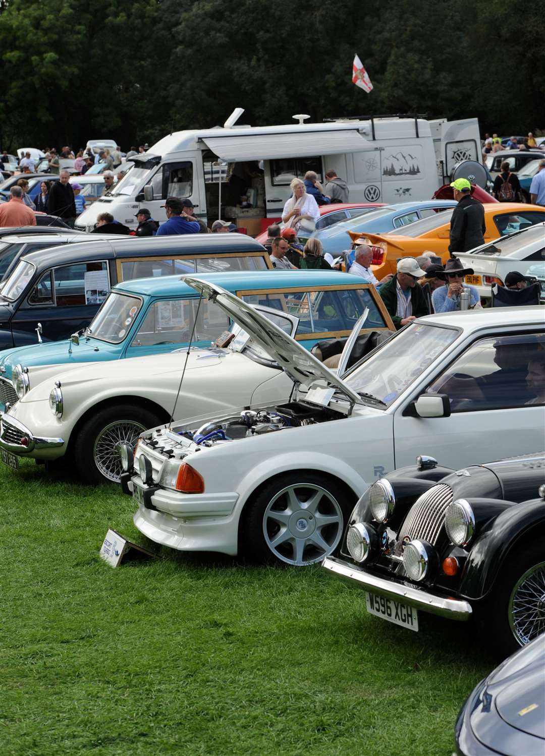 About 500 vehicles were brought to the show. Photo: Chris Lowndes