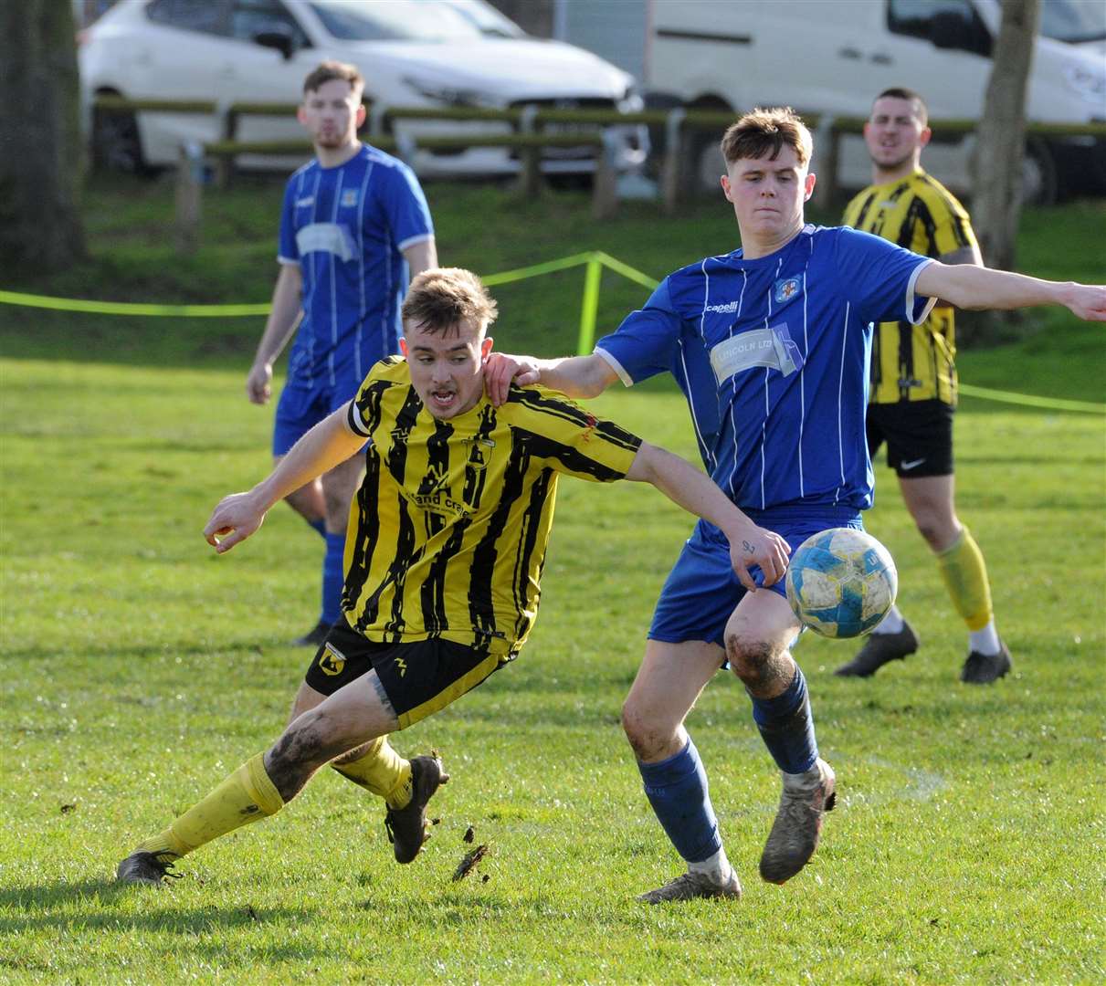 Crowland were beaten by Ruston Sports in their Lincolnshire Junior Cup semi-final. Photo: Chris Lowndes