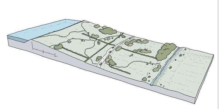 The indicitive landscape visualisation of the south Lincolnshire Reservoir