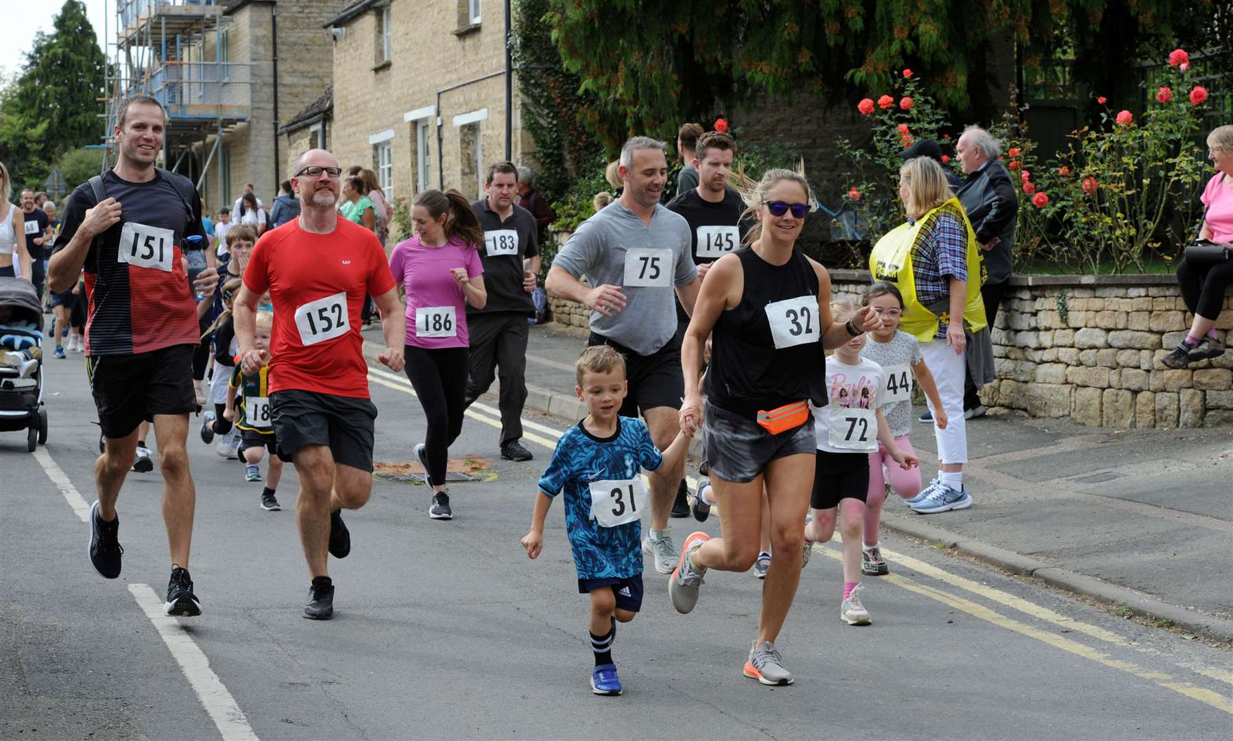 Little legs did well to keep up