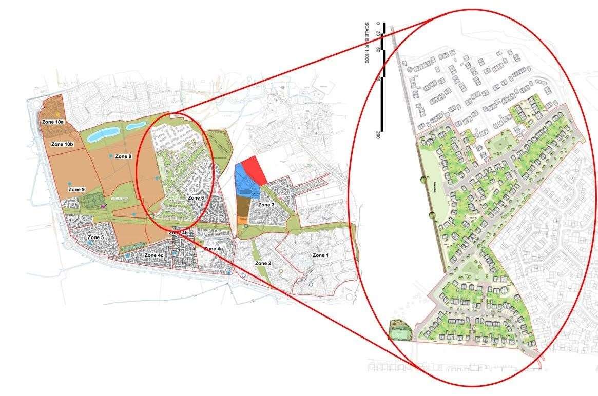 A diagram of the planned site (16170269)