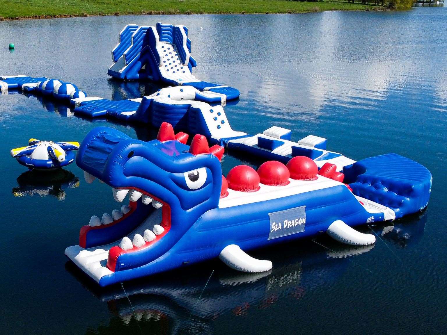 The sea dragon at Rutland Aqua Park