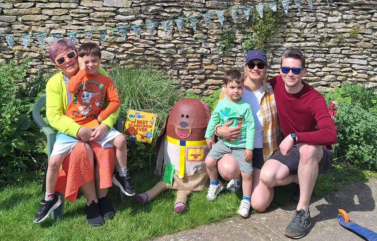 Uffington Scarecrow Festival 2024 includes Bill and Ben, Bagpuss, Top Gear and University Challenge