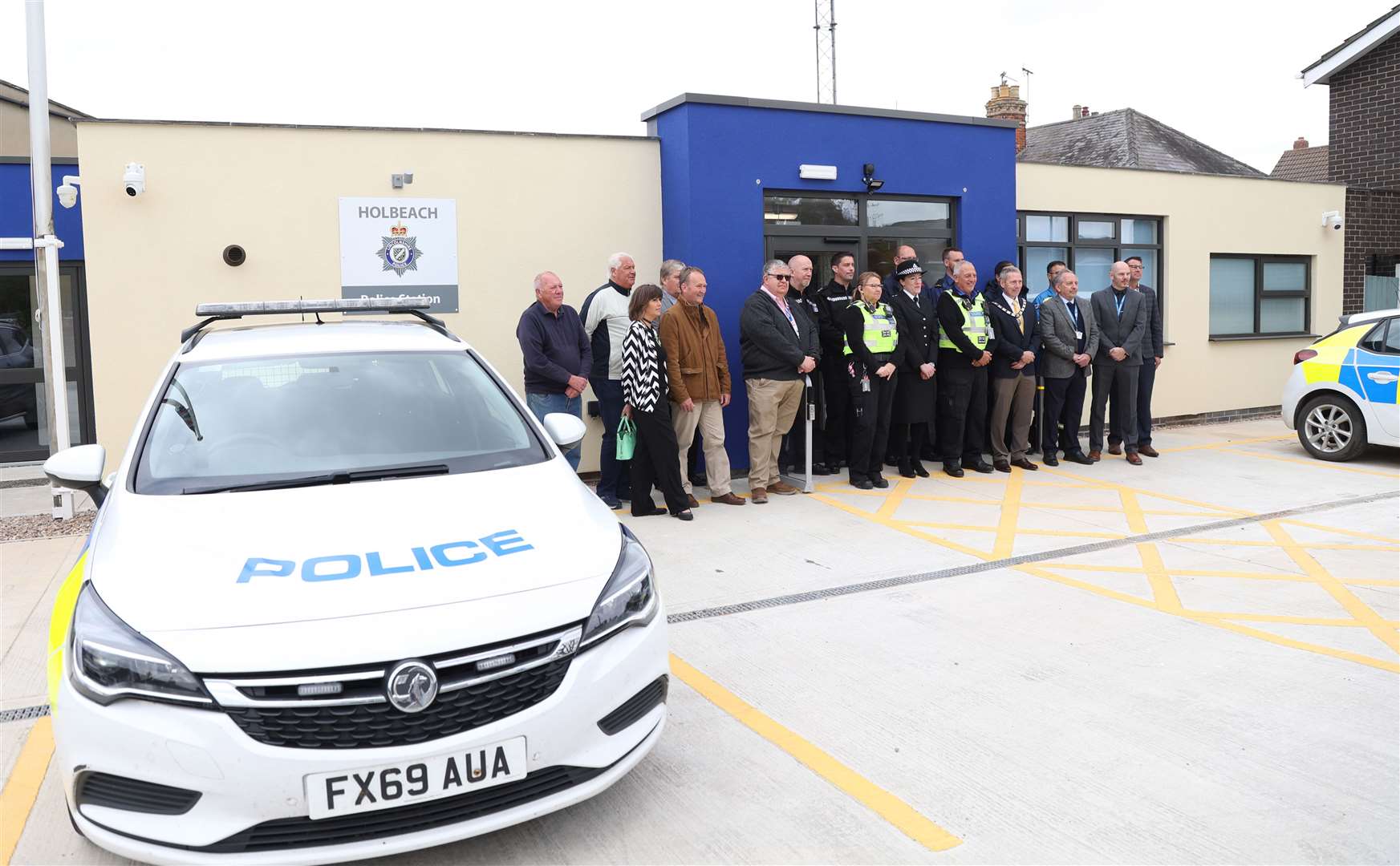 The re-opening of the Holbeach police station. Holbeach, Lincs, UK, on April 29, 2022 (56373455)