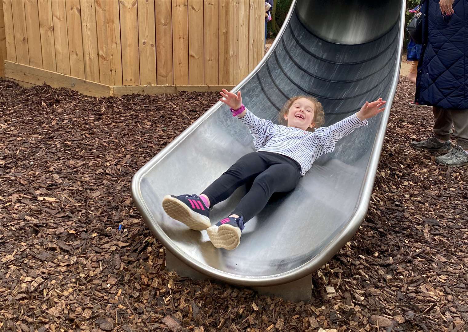 The opening of the Hide and Secrets adventure playground at Burghley House near Stamford