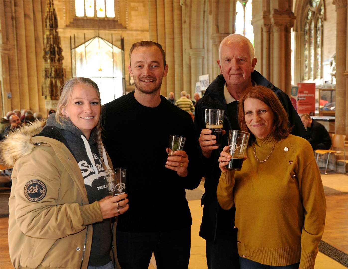 Laura and Carl Harris, Paul Selby and Denise Selby.