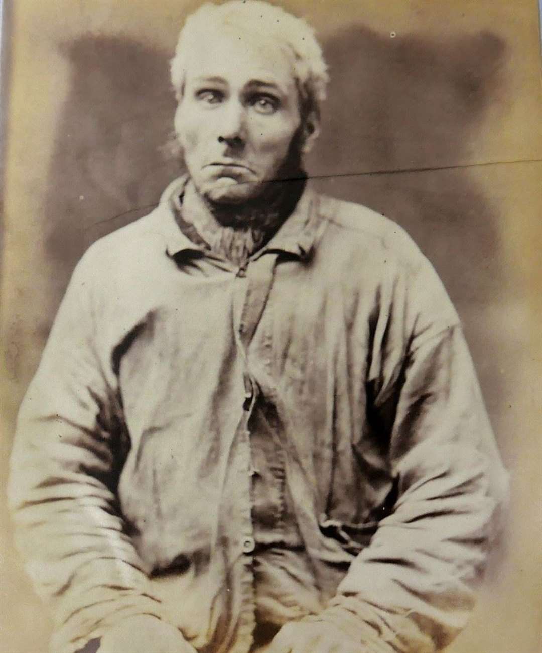 A mugshot featured in the album. Photo courtesy of Batemans Auctioneers of Stamford.