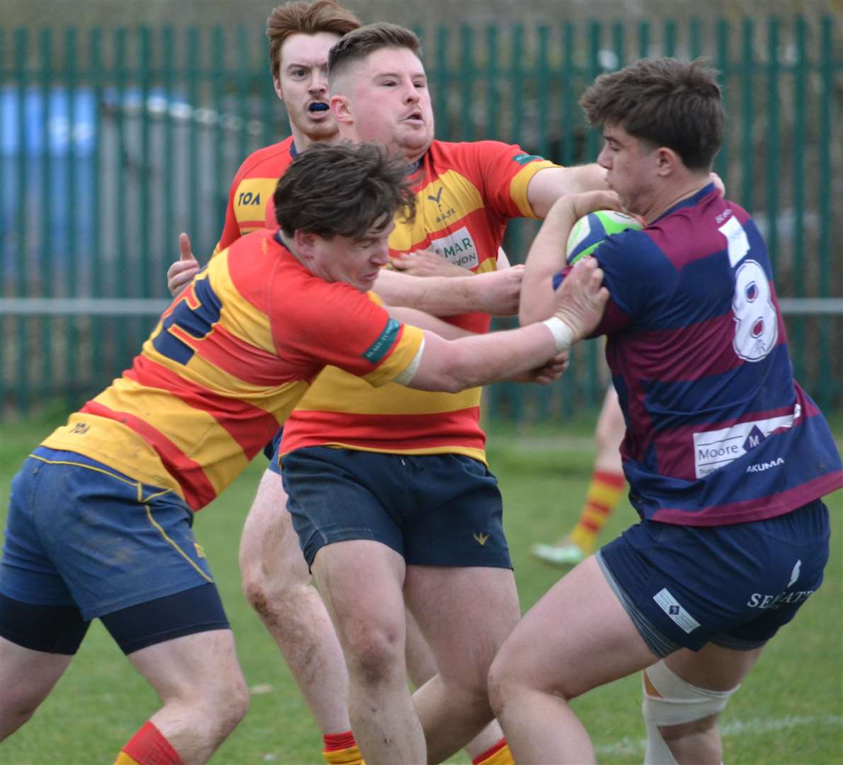 Action from Spalding's away draw with Stockwood Park. Photo: John Constable
