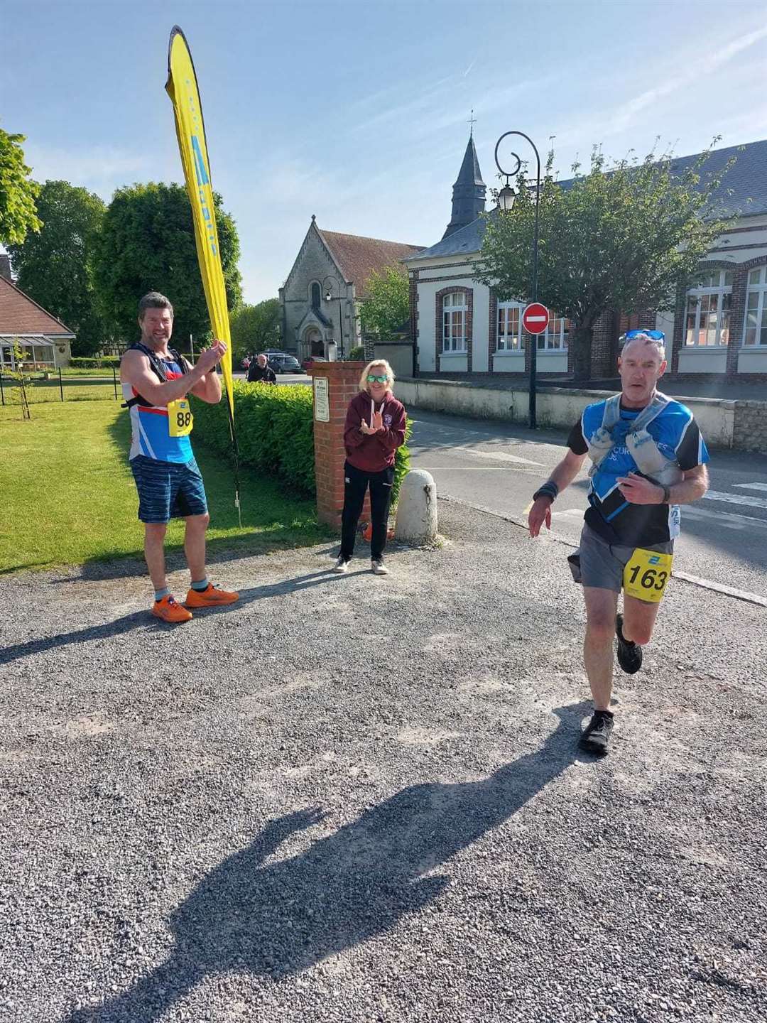 Richard Mardling on a relay leg
