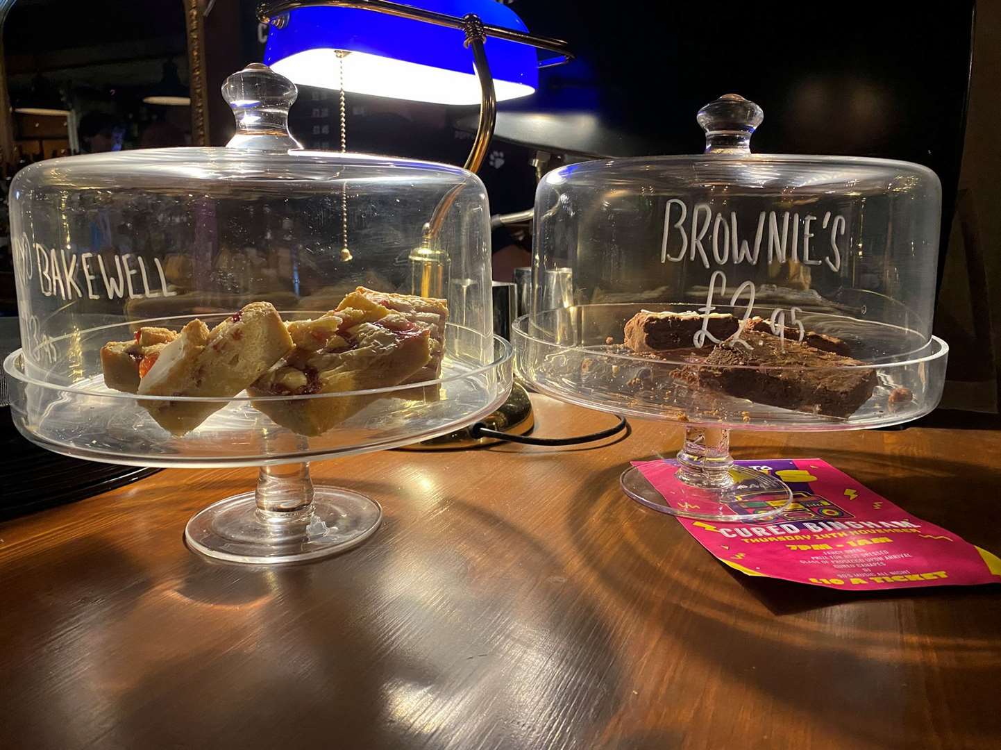 There were some sweet treats on the bar.
