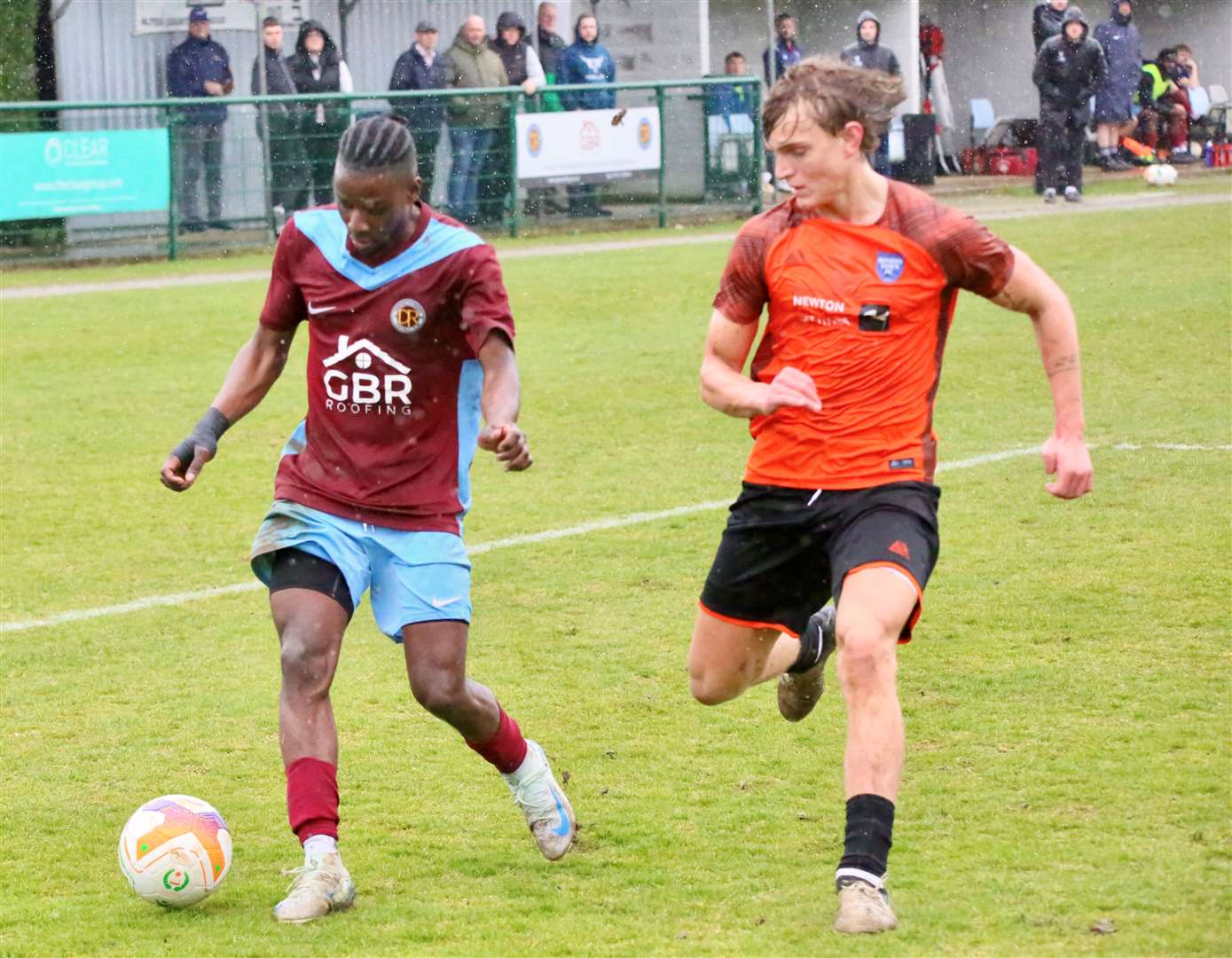 Action from Deeping Rangers' home draw with Boston Town. Photo: Jason Richardson