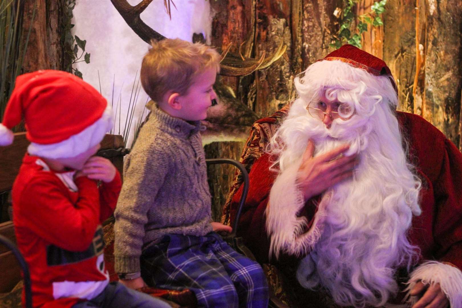 Children will get the chance to visit Santa's grotto.