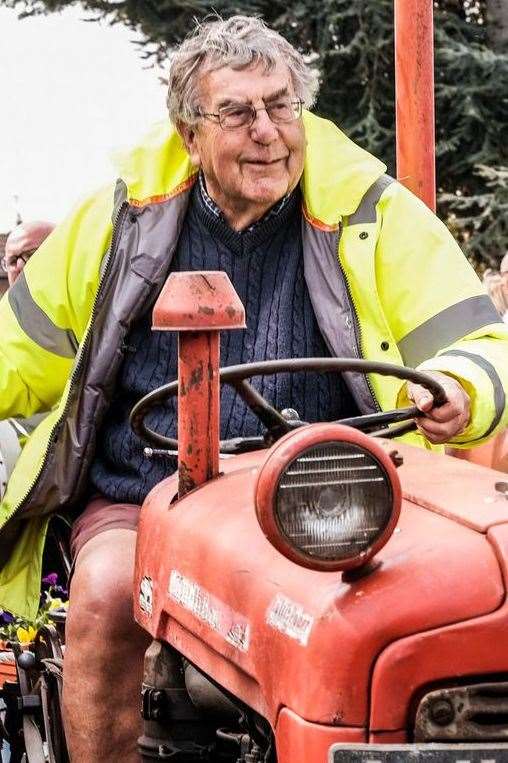 Community stalwart Chris Schofield, known for his trademark hi-vis jacket and shorts, was regularly spotted around Pinchbeck driving his tractor