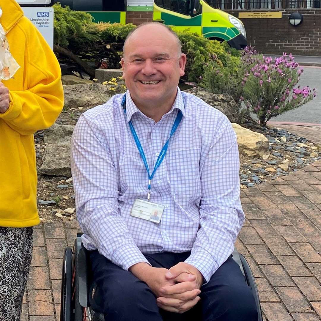 Andy Tysoe, voluntary services manager with ULHT.