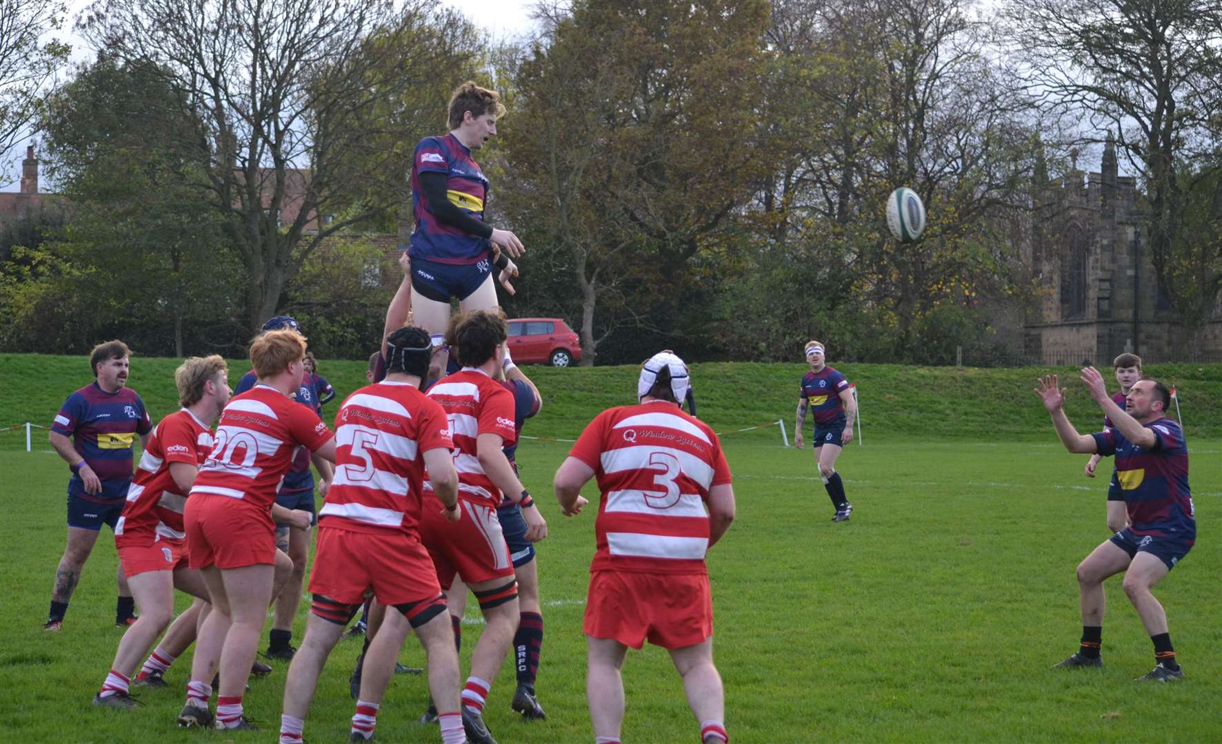 Second team action from Spalding's trip to Nottingham Moderns. Photo: John Constable
