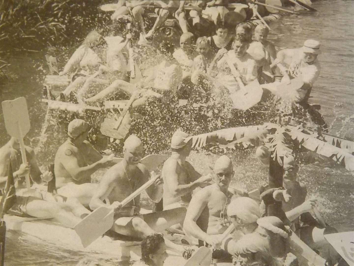 25 years ago: August 14, 1998 – Teams take to the river, keeping cool in perfect conditions for this year's Deeping raft race.