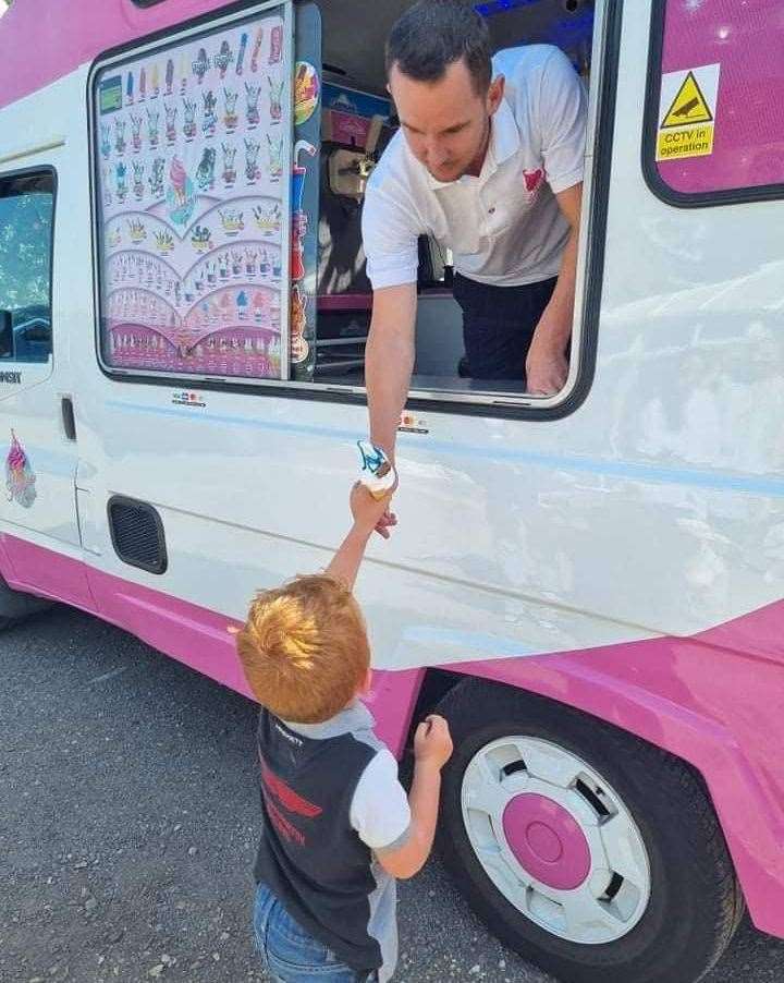 Harrison’s Ices which operates in Lincolnshire and is getting an icy reception for its loud jingles. Photo released May 23 2024.