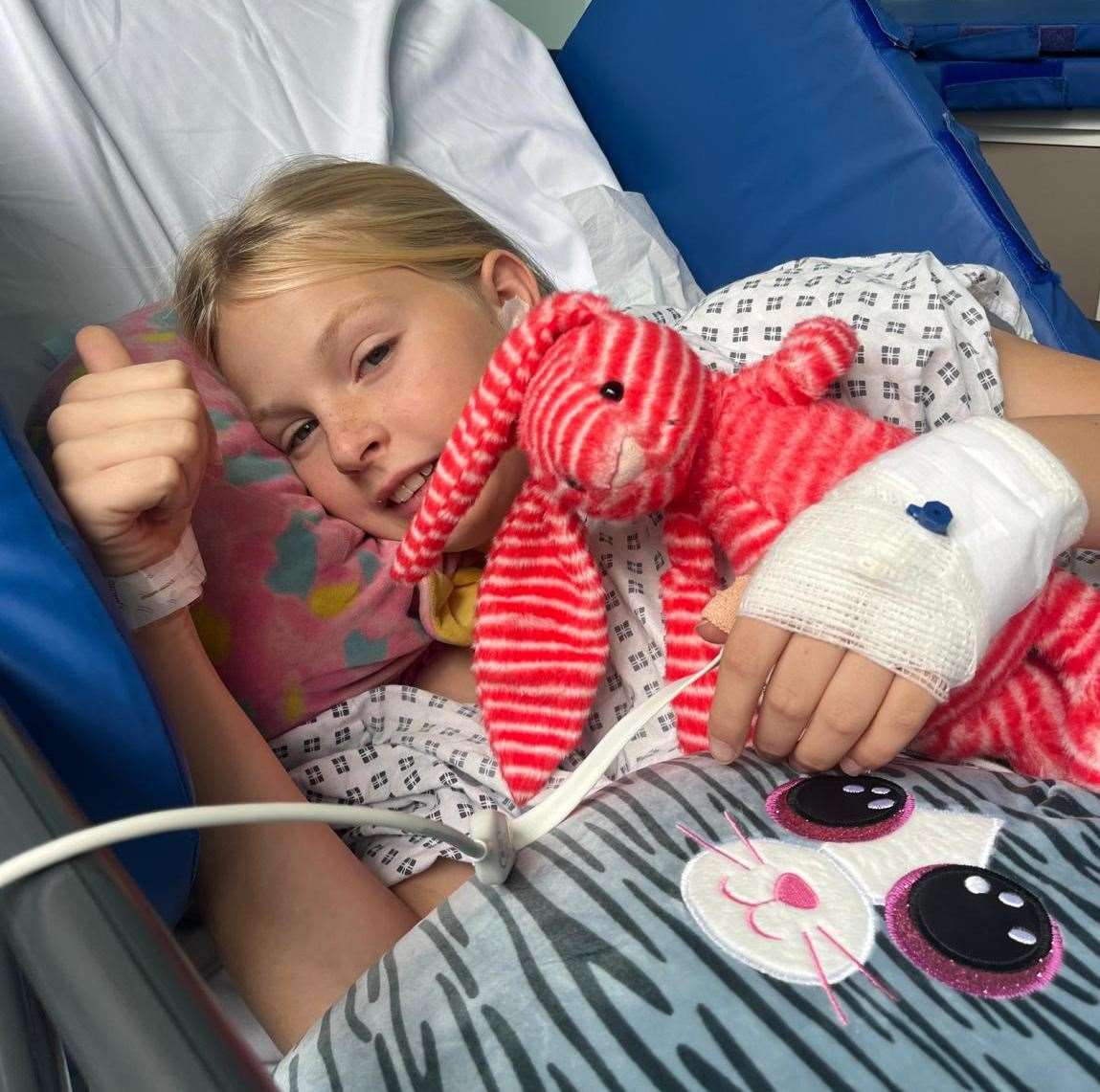 Millie Blair was diagnosed with osteosarcoma