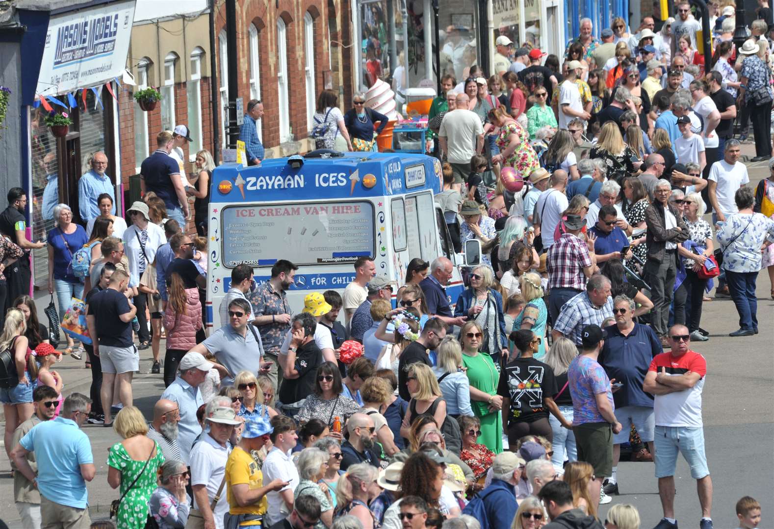 New Road, Spalding on flower parade day Photo: Chris Lowndes