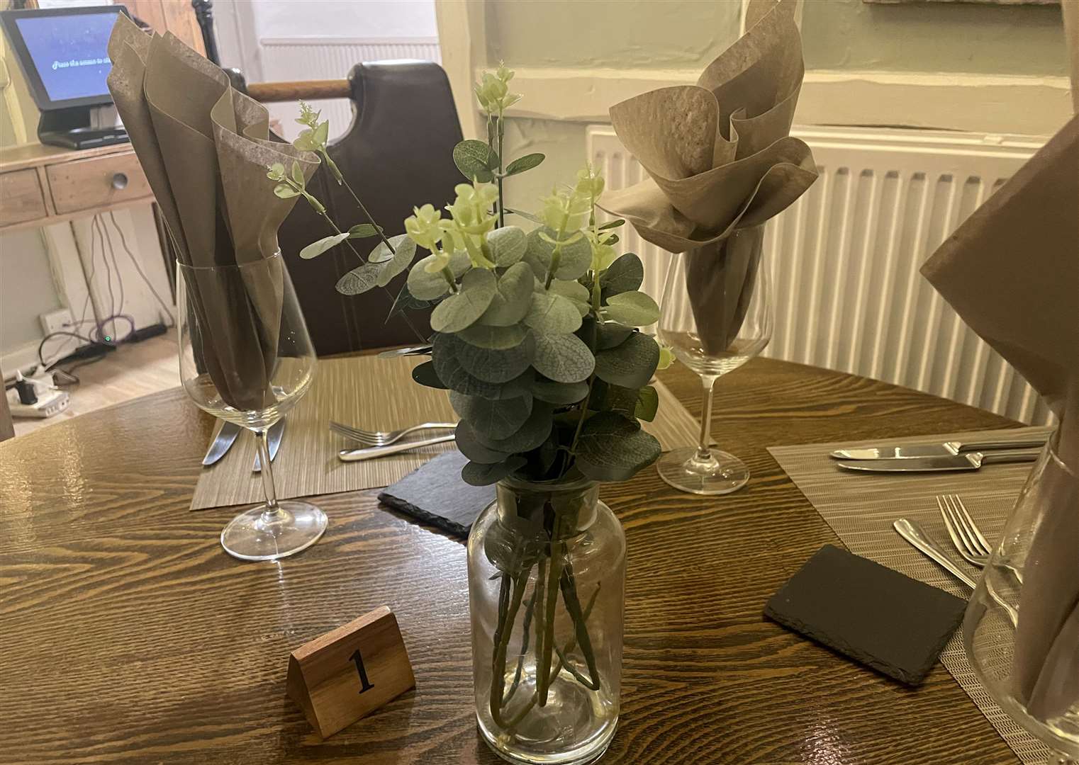 A pleasantly-decorated table