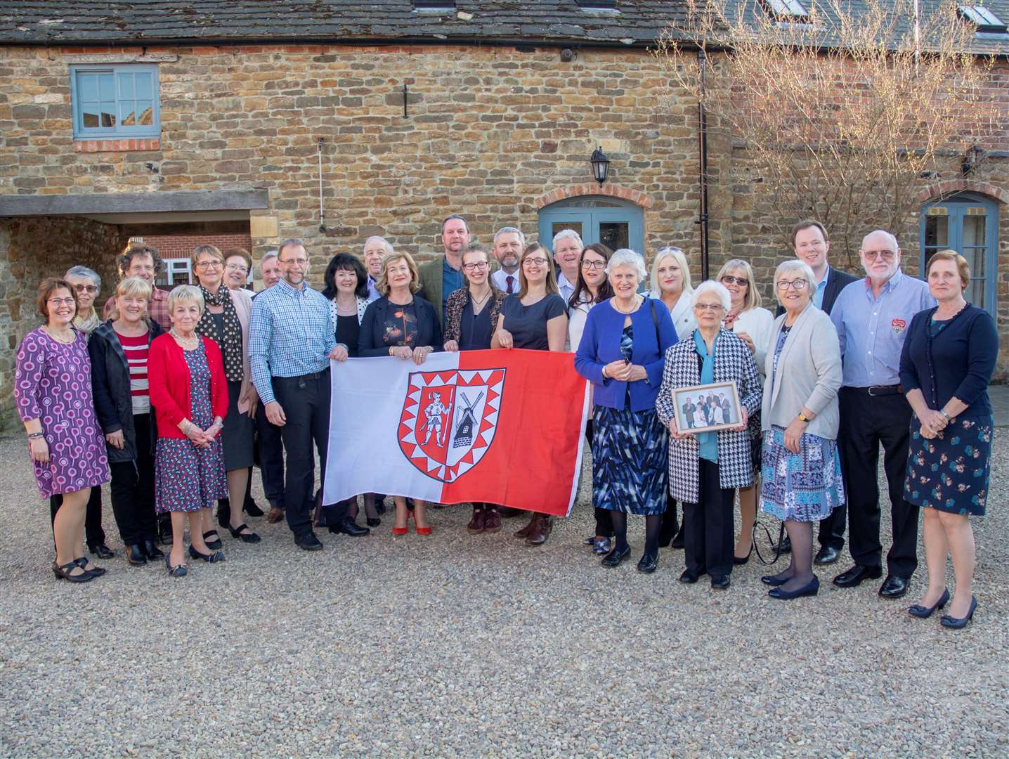 Guests at a previous twinning dinner in Oakham