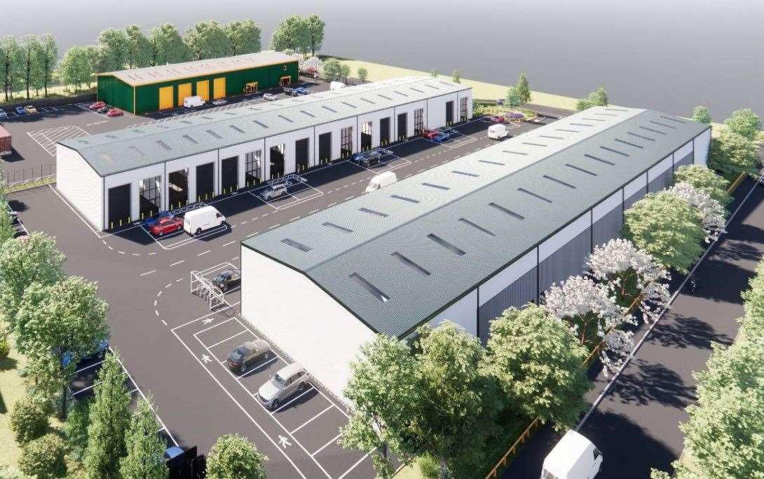 GW Padley Property 4 Limited has applied for planning permission to build industrial units off Bosal Way in Oakham. Photo: C + A Designs