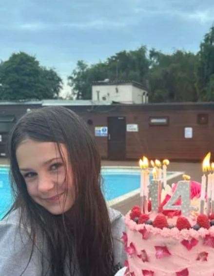 Lisa Szymanowska celebrating her 14th birthday. PHOTO: SUBMITTED