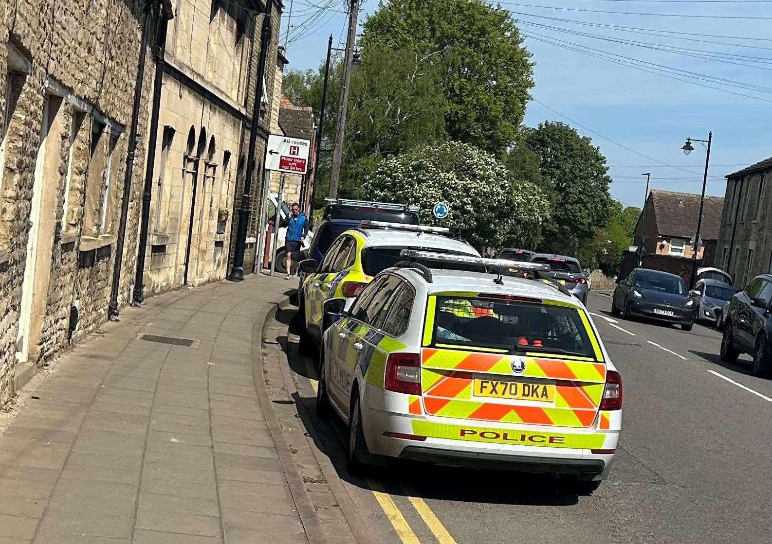 Police received a report of a robbery in St Leonard's, Stamford