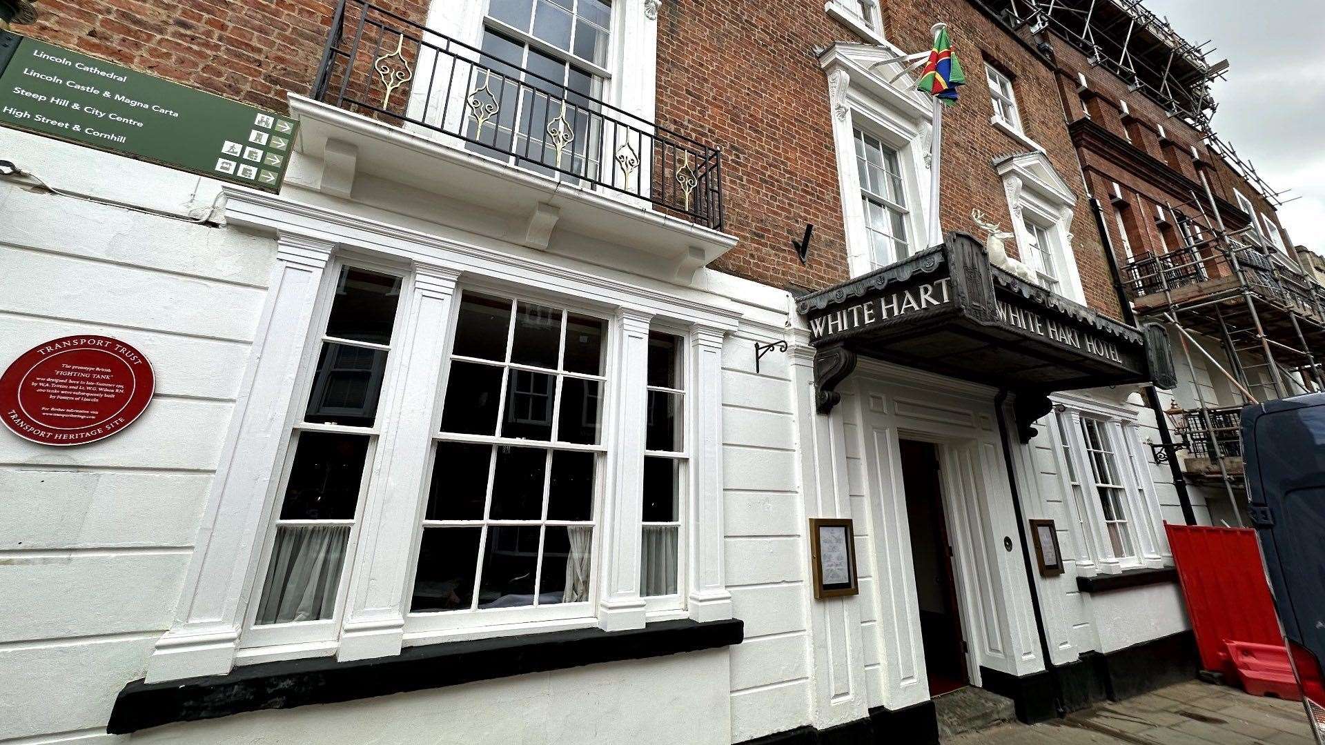 White Hart Hotel plans