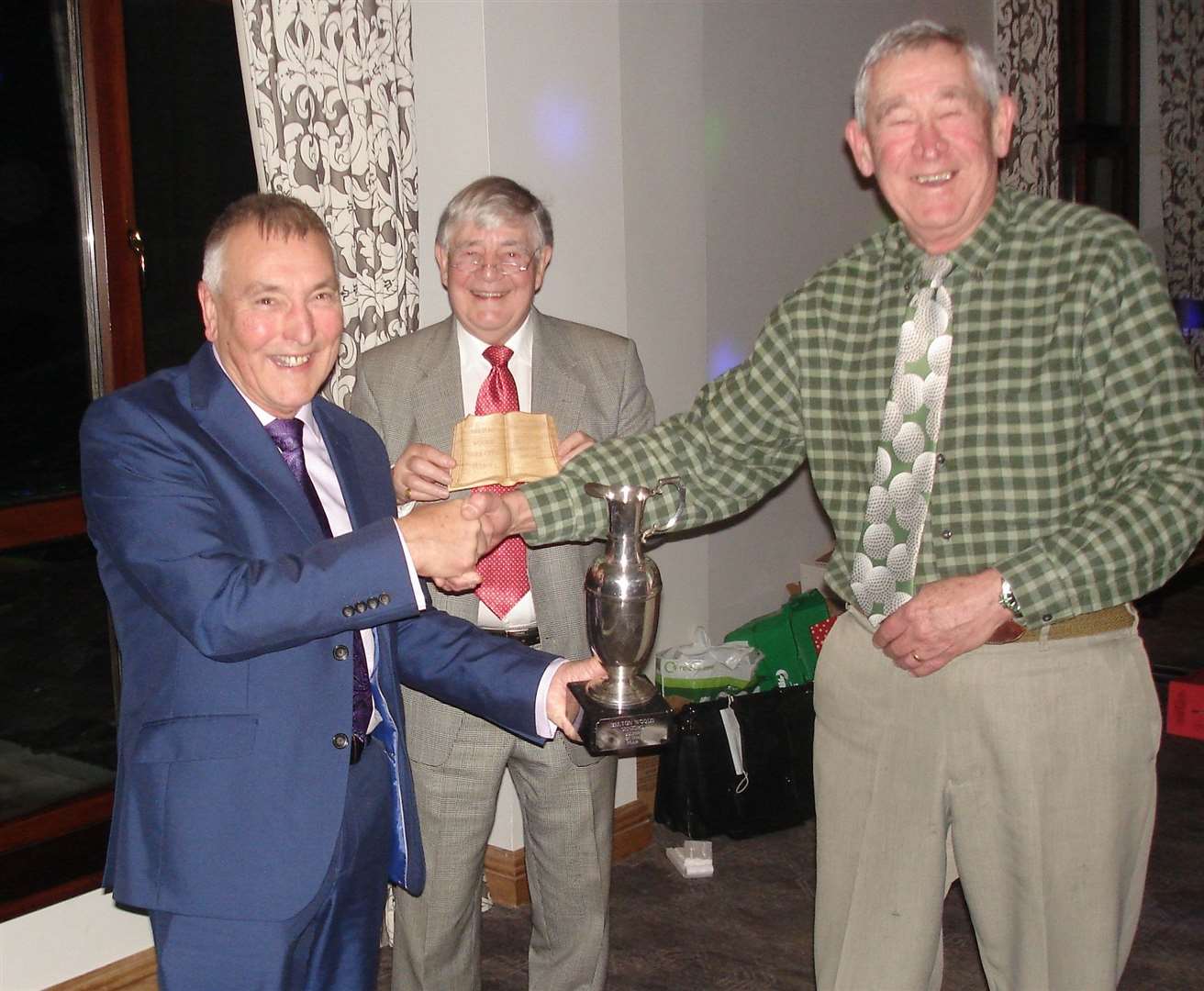 Golfer of the Year for the second successive time was Andy Davidge.