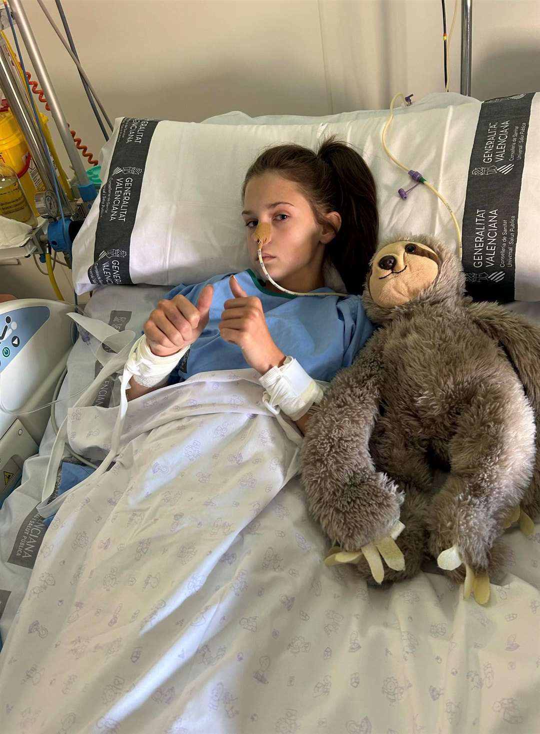Lisa Szymanowska is currently in the General Hospital in Alicante, Spain with a long road of recovery ahead. PHOTO: SUBMITTED
