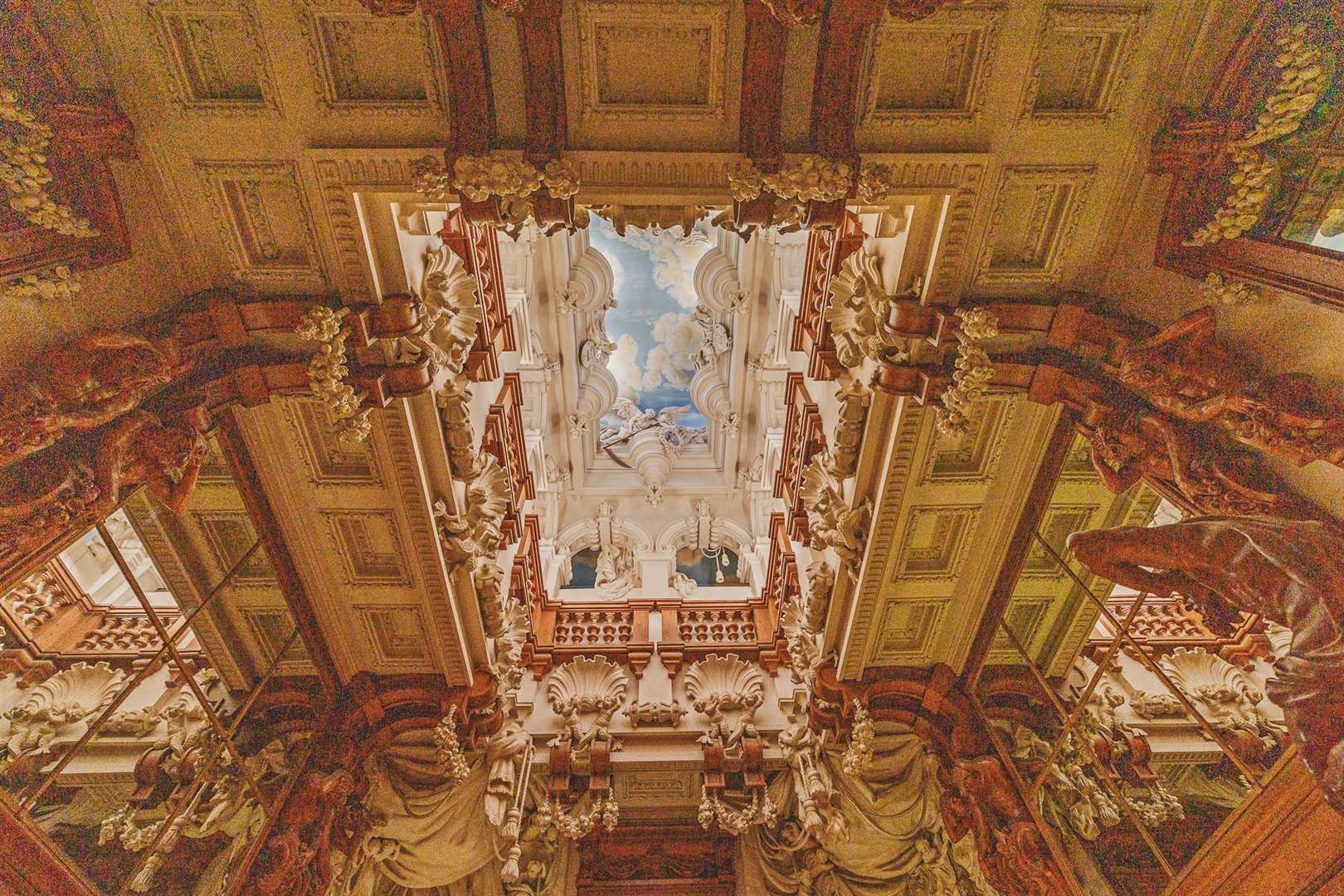 Harlaxton Manor's incredible interior.