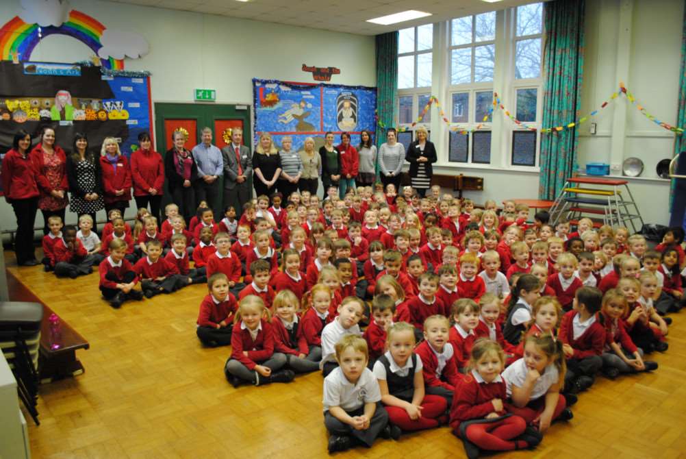 Harrowby Infant School has received an 'outstanding' church school report.