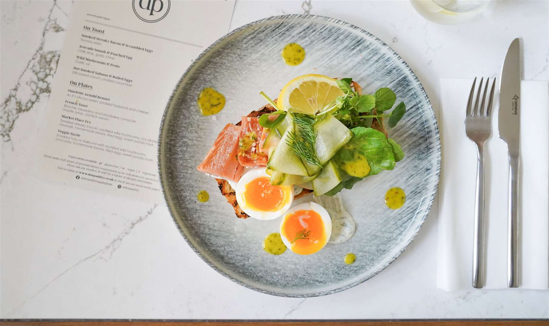 Food at Don Paddy's in Uppingham. Photo: Lucy Glen