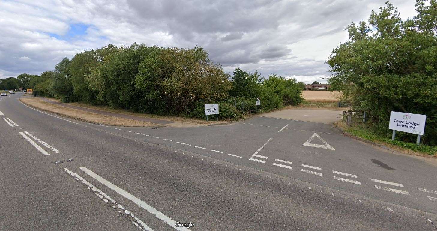 The development would have been accessed off Lincoln Road and proposed to move the entrance for neighbouring children's home, Clare Lodge. Photo: Google