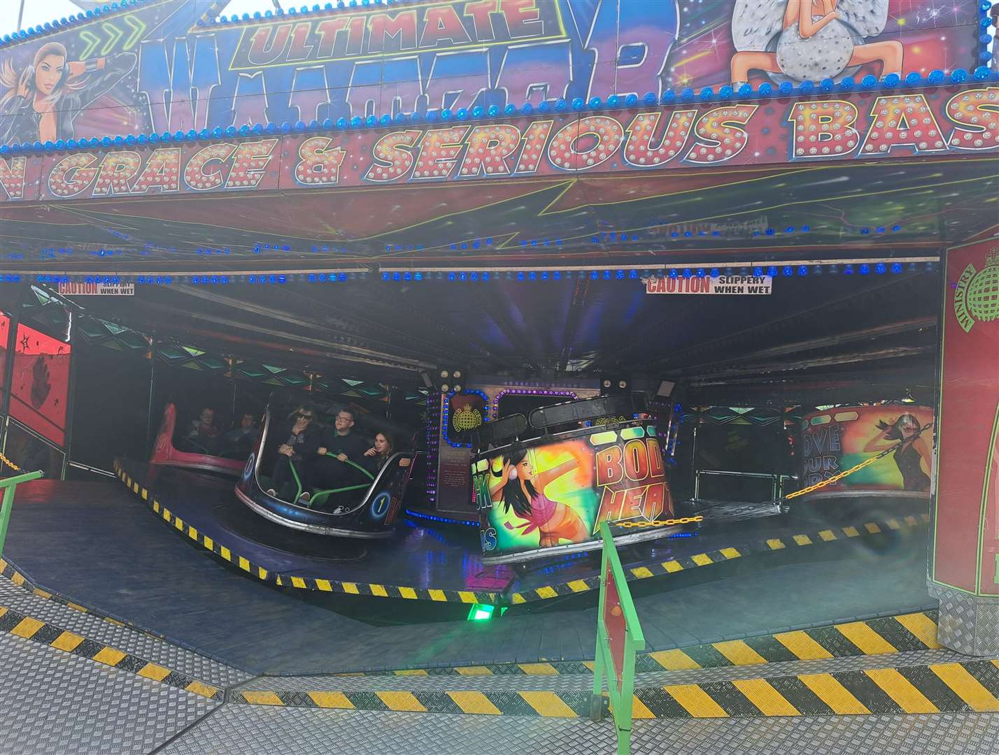 The waltzers at the Roger Tuby and Son fair in Spalding