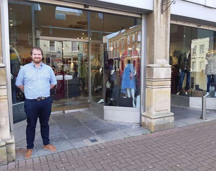 Andy Woodthorpe at the Robert Goddard Store, Spalding PHOTO: STOCK