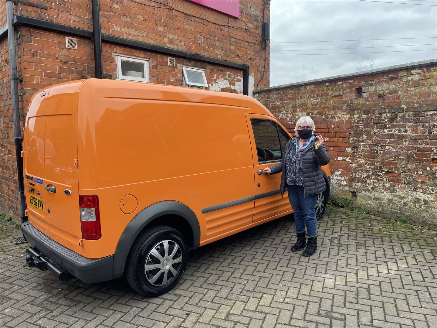 Rutland Foodbank, with chairman Ali Wainwright pictured, has retained its home delivery service to help cut fuel costs for clients.