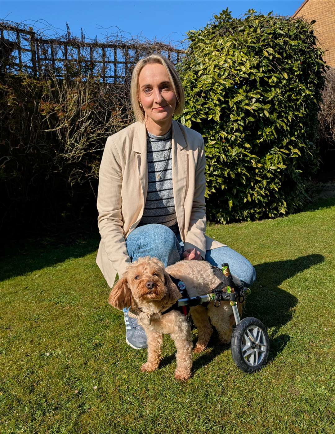Victoria Knox and Chester appeared on the ITV programme Love Your Weekend.