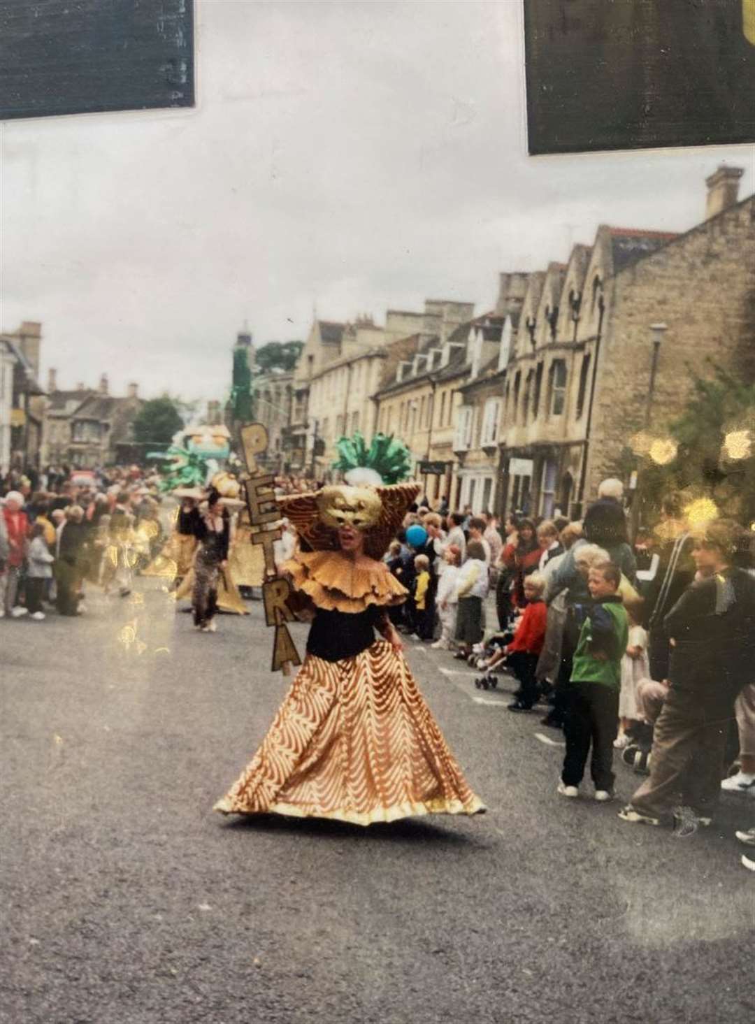 Petra Johnson enjoyed the Stamford Float Parade