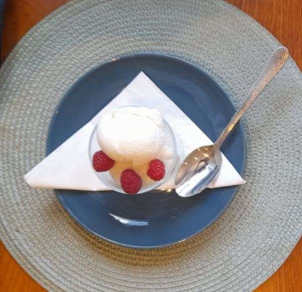 Lemon sorbet with a tasty tang