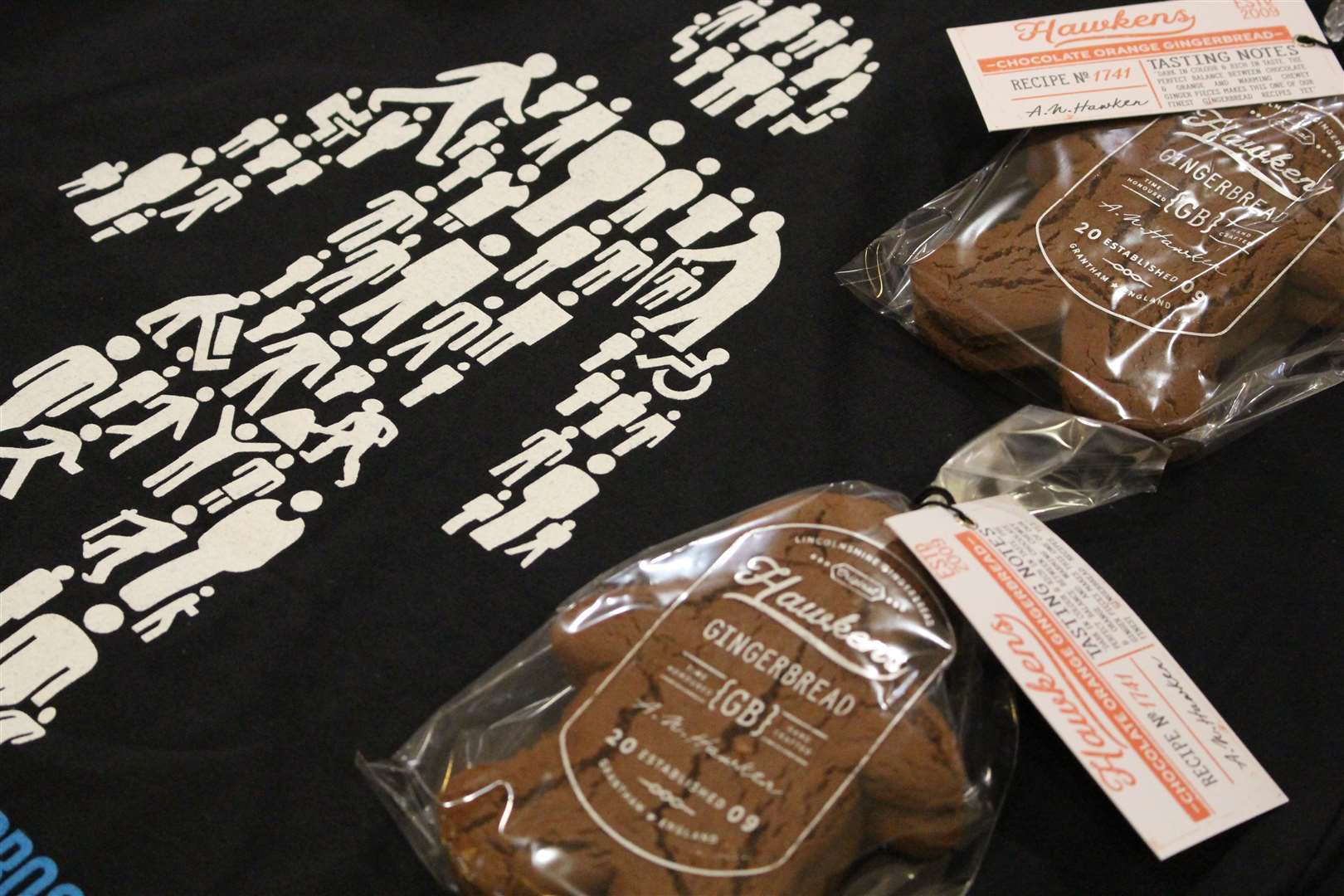 Alaistair Hawken from Grantham Gingerbread donated special ‘gingerbread men’ for the lorry.