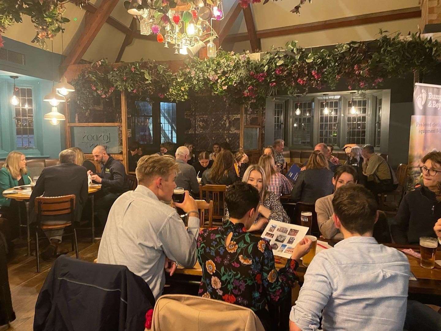 Last year's Bumps and Beyond quiz night at The London Inn, Stamford