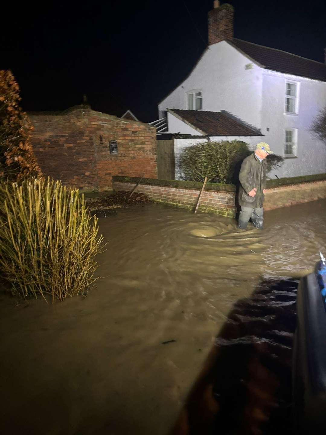 The flooding happened overnight and many residents discovered the damage in the morning PHOTO: Leanne Mansell