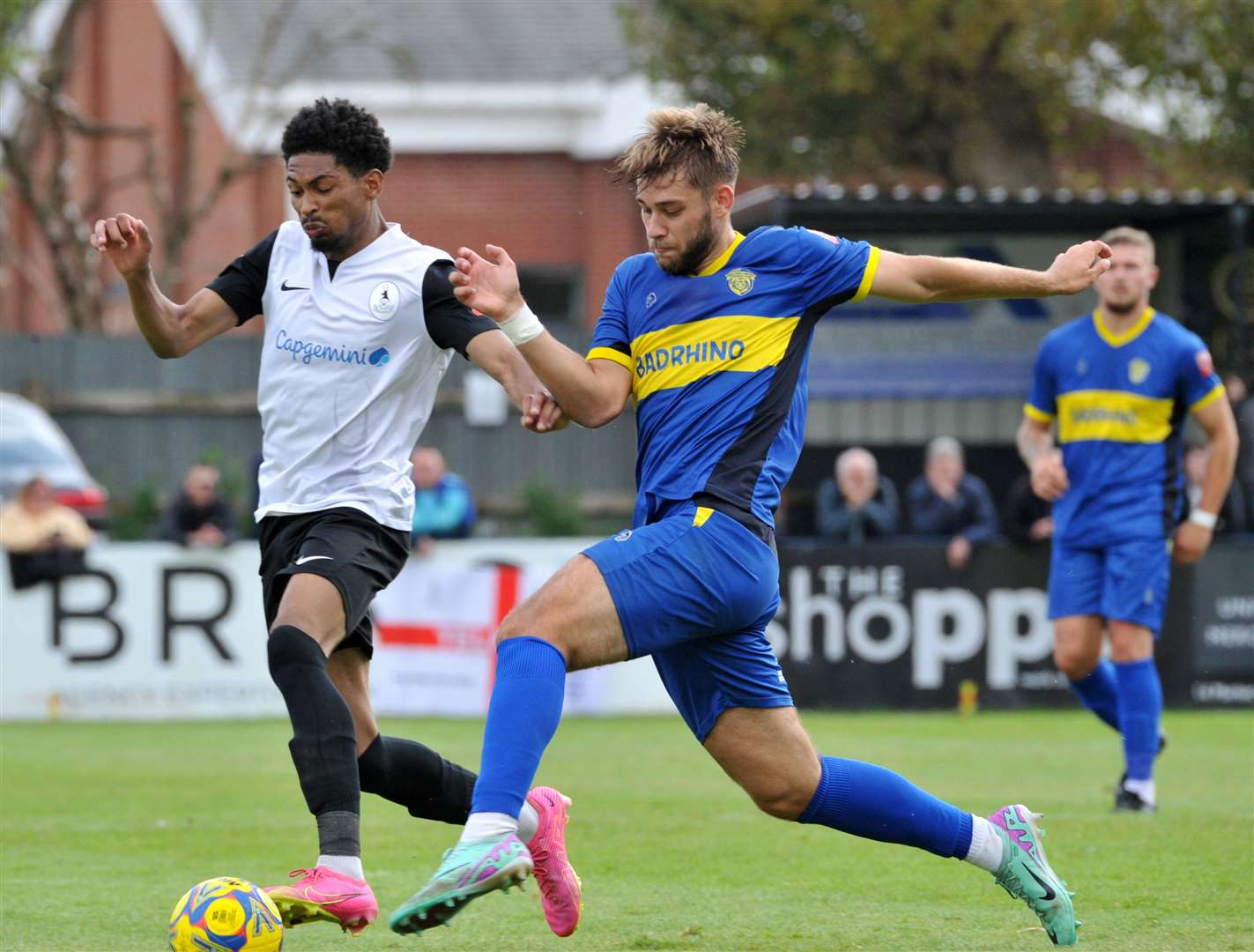 Action from Spalding's home defeat to AFC Telford. Photo: Chris Lowndes