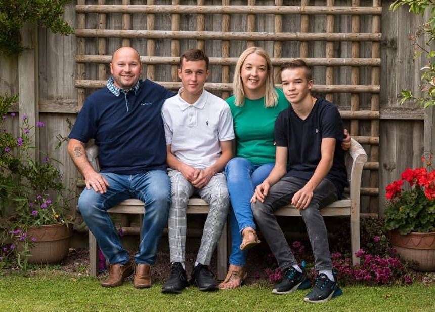 James, Jacob, Kimberley and Nicholas Ely. PHOTO: SUBMITTED