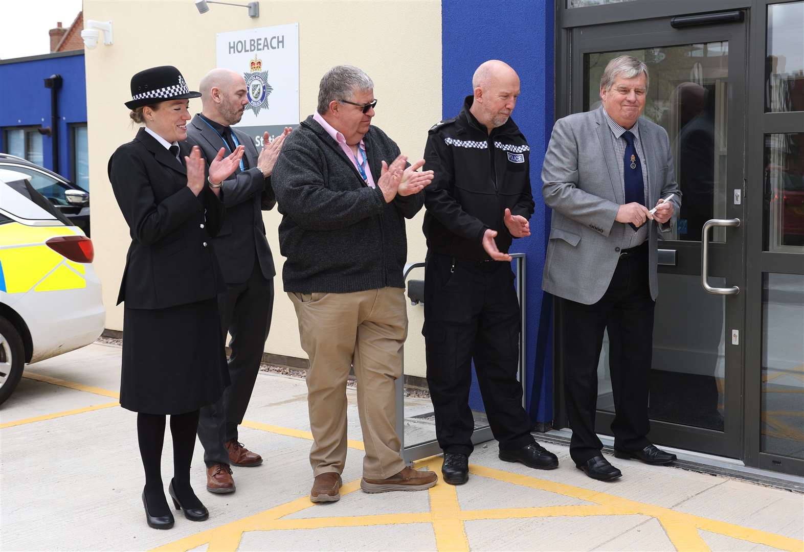 The re-opening of the Holbeach police station. Holbeach, Lincs, UK, on April 29, 2022 (56373449)