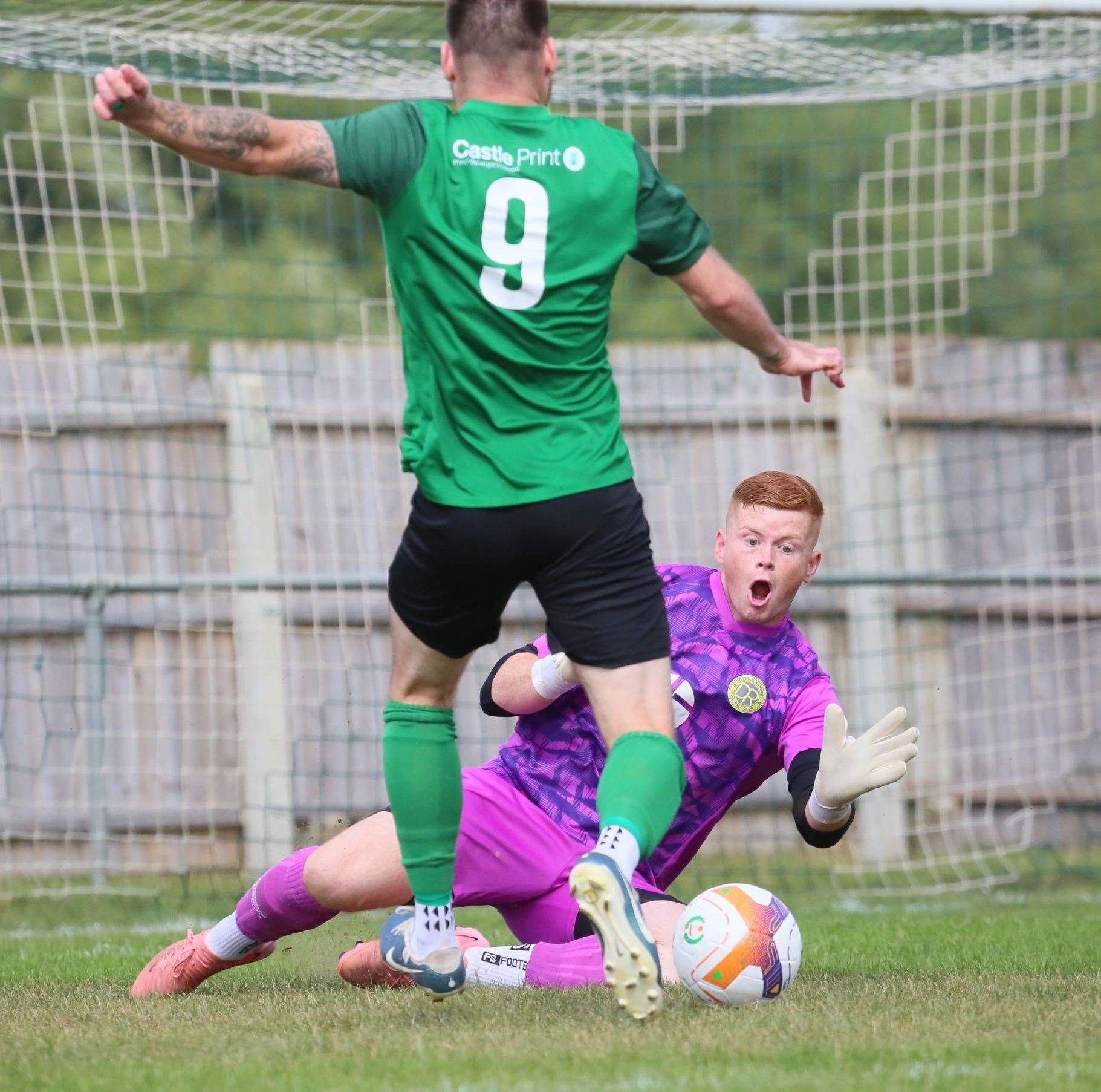 Deeping goalkeeper Tyler Key. Photo: Jason Richardson