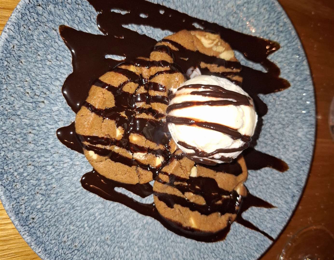 Cookie dough dessert.