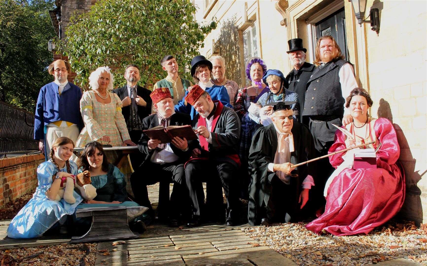The Bleak Expectations cast.